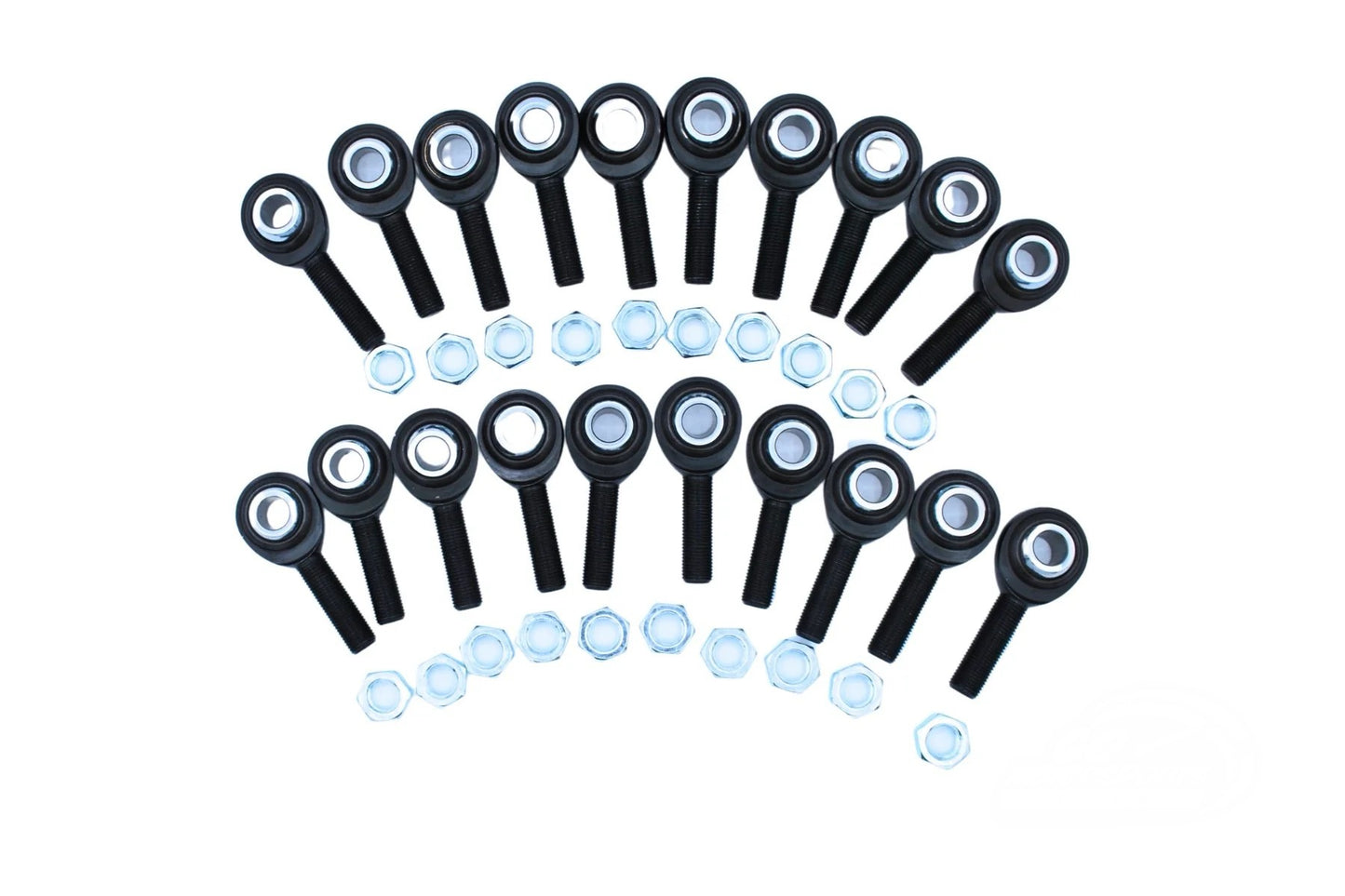 Upgraded Complete Set Heim 1/2" Black Oxide Chrome Molly 2-Piece