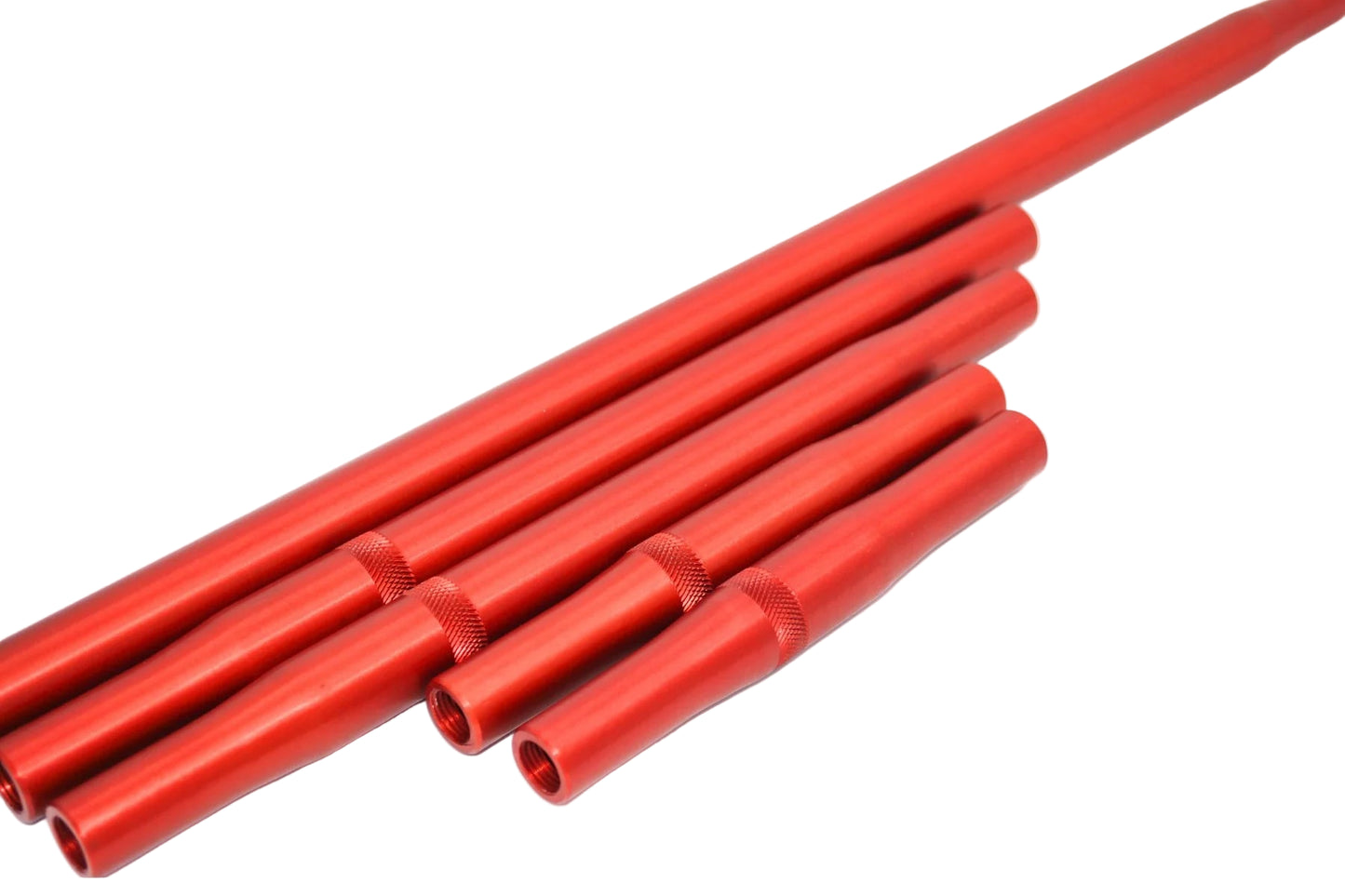 Radius Rod Package, Red Anodized