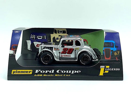 Pioneer ’34 Aluminium Silver Ford Coupe Legends Racer