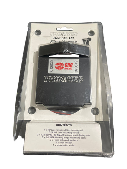 Remote oil filter housing and Bracket