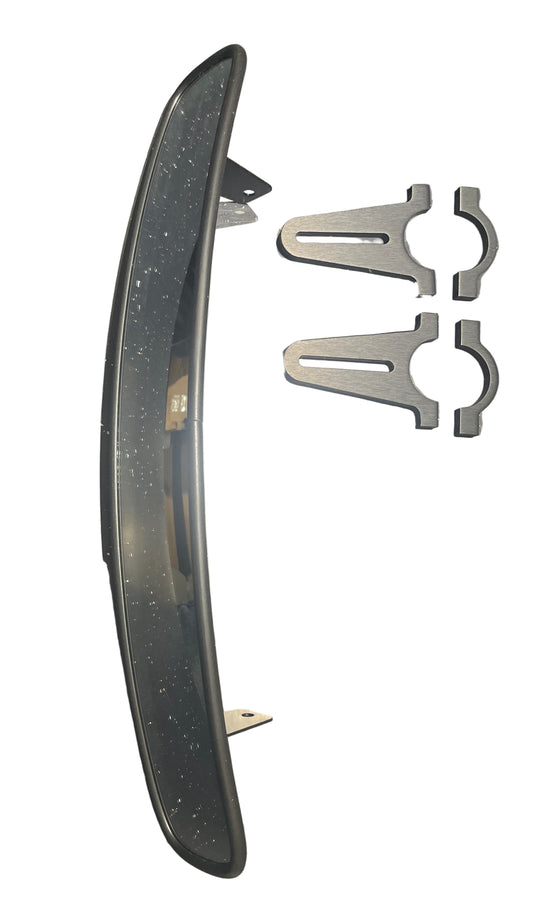 Rear view mirror, large interior