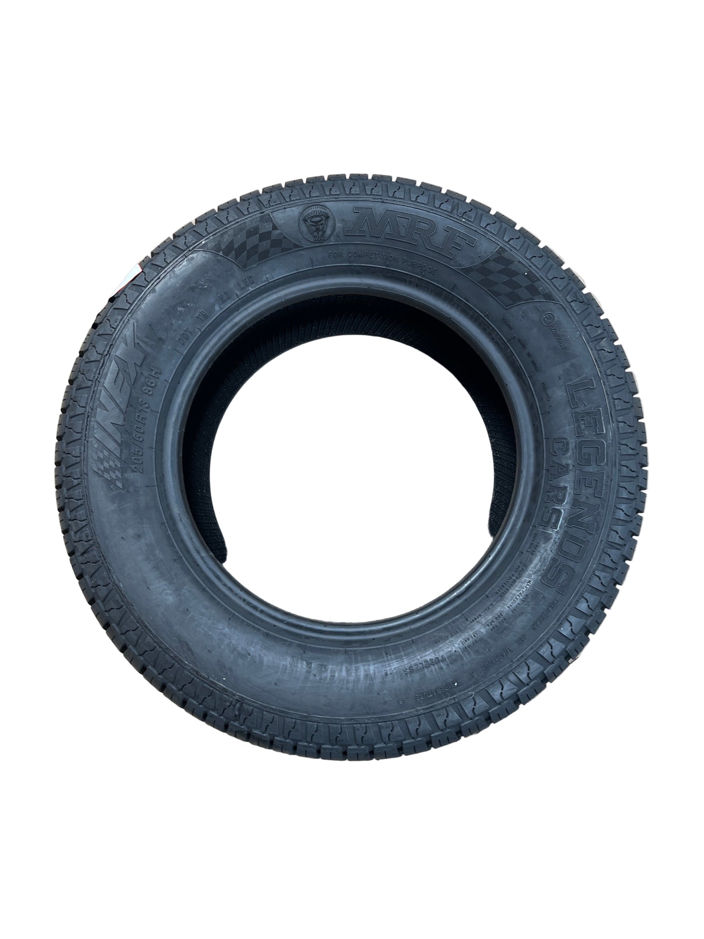 MRF Legends Tyre Shaved