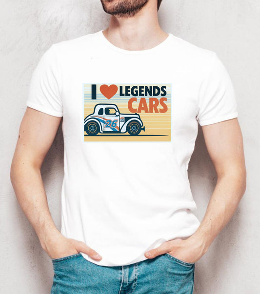 I ❤️ Legends Cars T Shirt