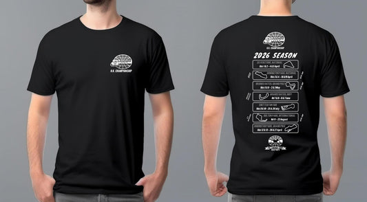 2026 National Series Black and White T Shirt