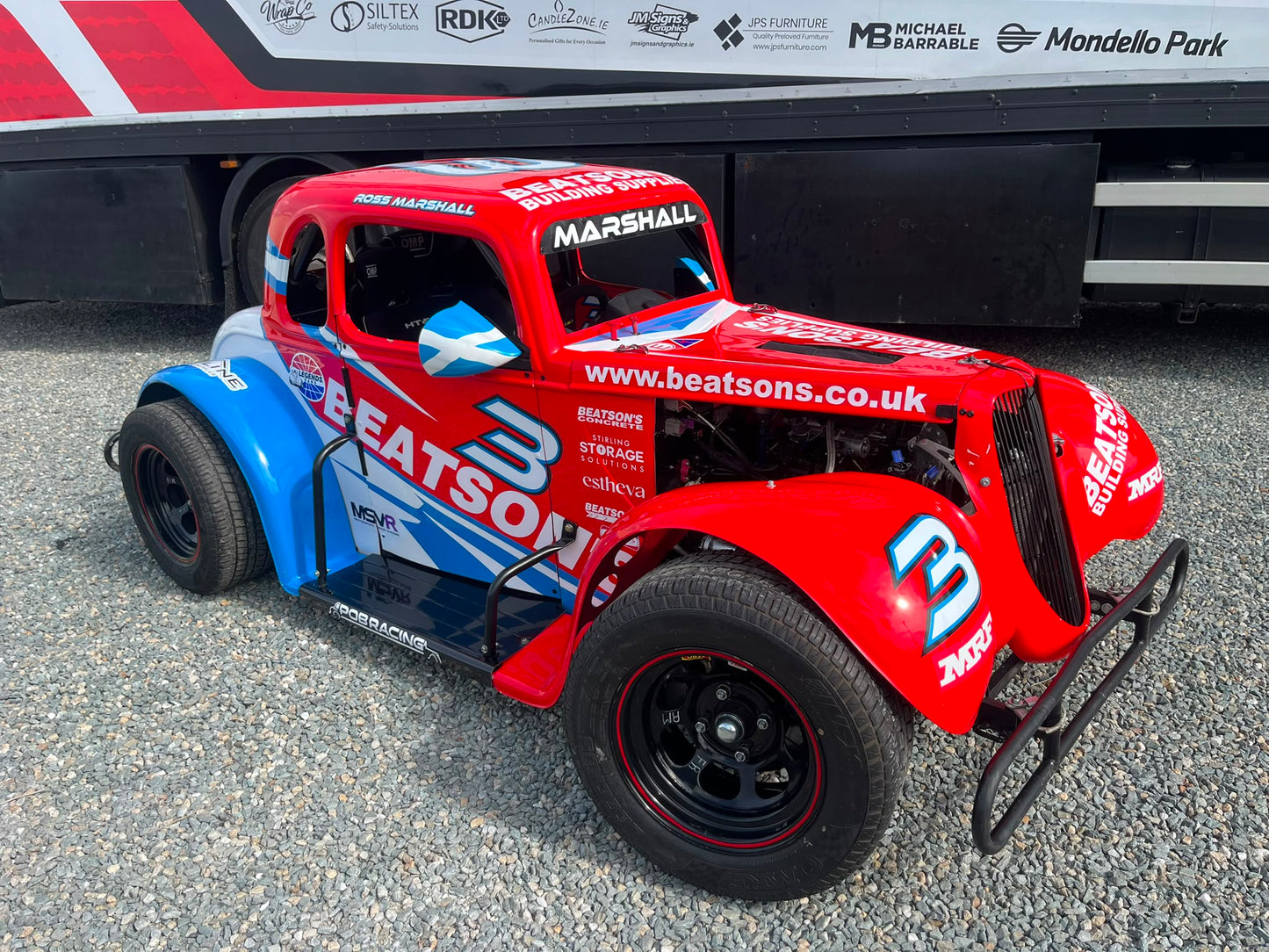 Ross Marshall #3 National and Scottish Spec Legends Car