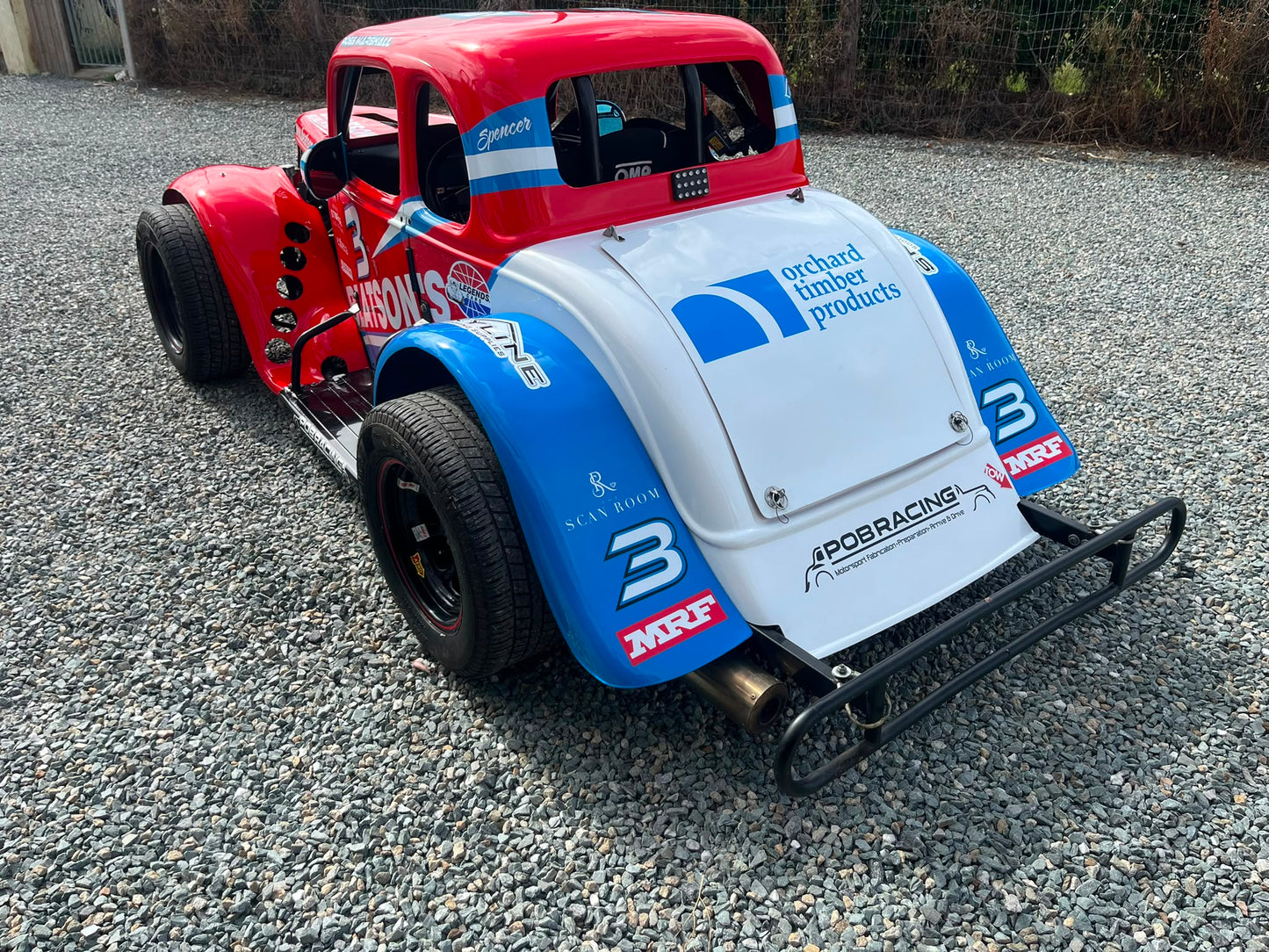 Ross Marshall #3 National and Scottish Spec Legends Car