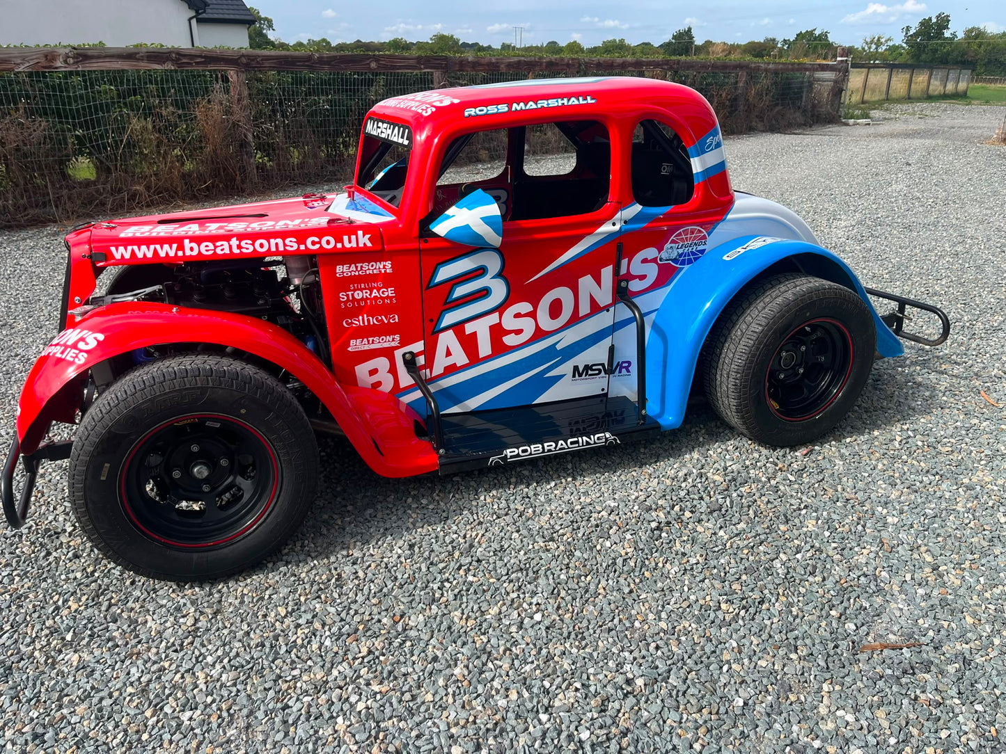 Ross Marshall #3 National and Scottish Spec Legends Car