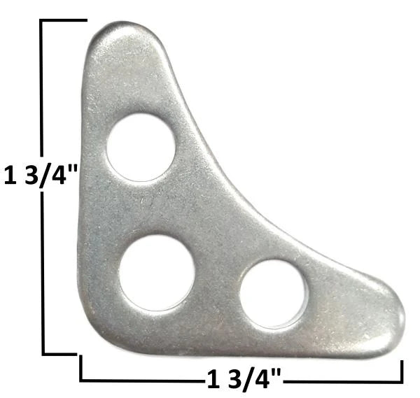 Gusset (3 Hole 1/8" Steel)