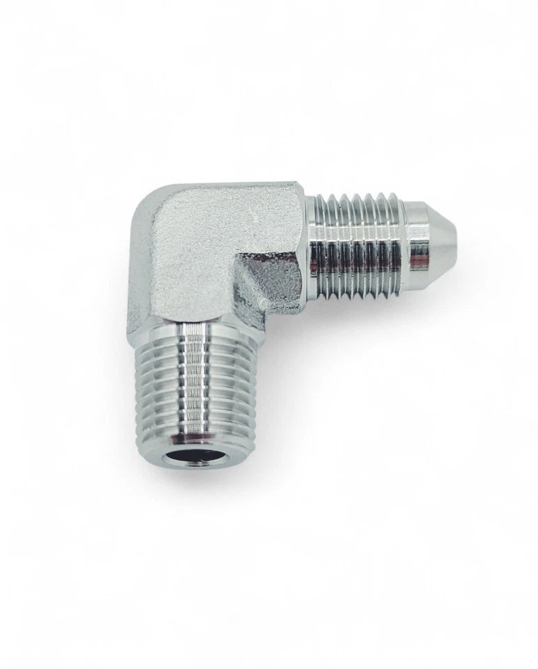 Stainless Steel 90° Brake Union 3/8-24" To 1/8" NPT