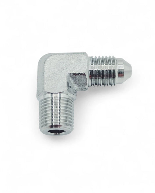 Stainless Steel 90° Brake Union 3/8-24" To 1/8" NPT